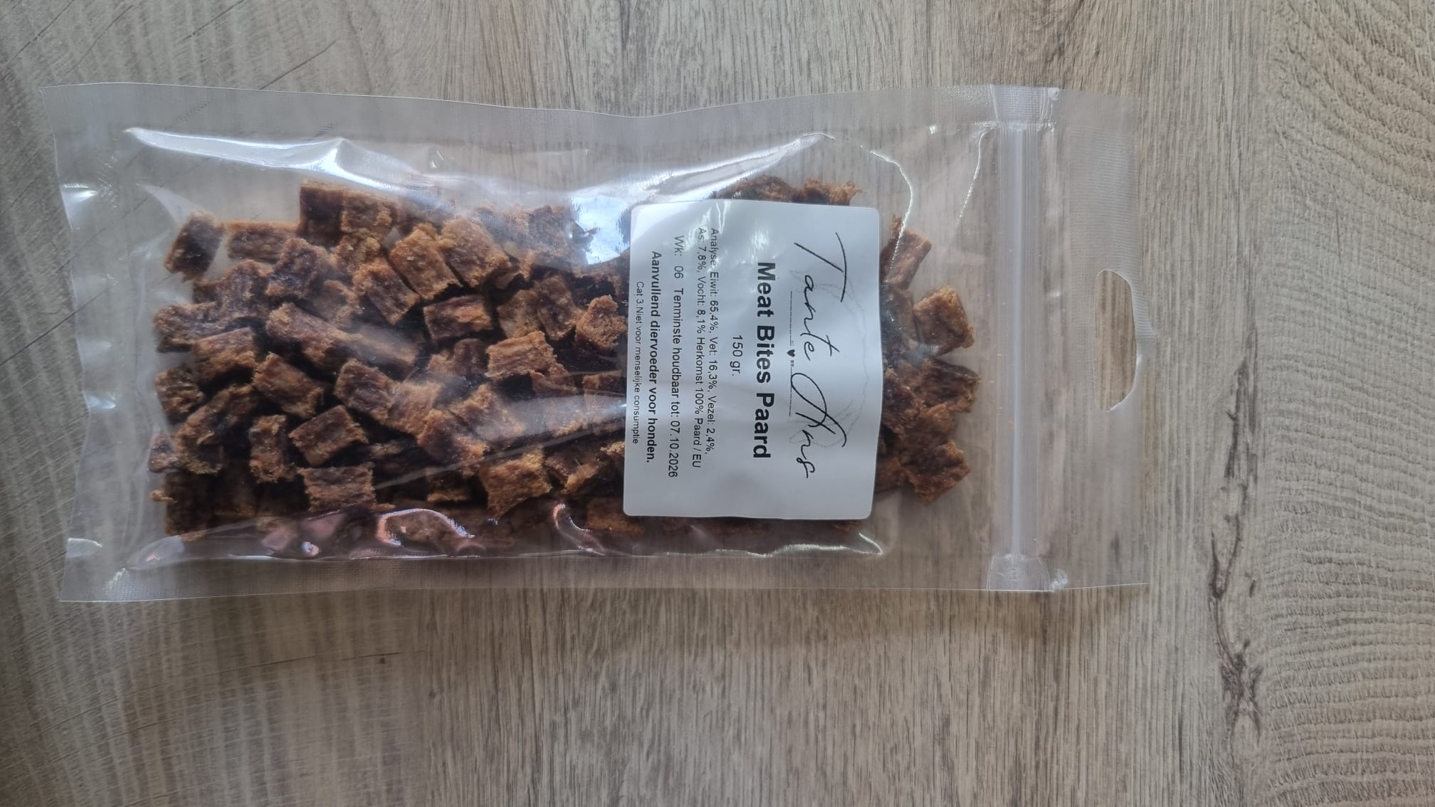 Meat Bites Paard – Natuurlijke Trainingssnack Meat Bites Paard natuurlijke trainingssnack voor honden van 100% paardenvlees